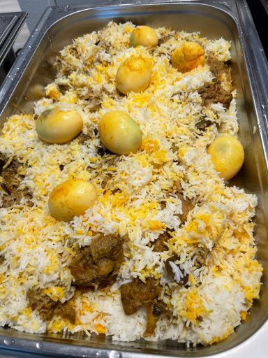 Morog Polau mit Eier Morog Polau