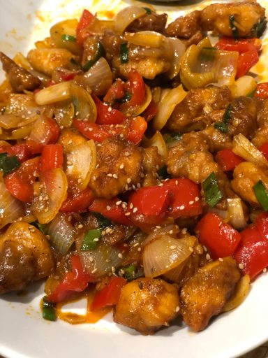 Chili-Hähnchen (Bengalisch-Chinesische Art) Chili-Hähnchen (Bengalisch-Chinesische Art)